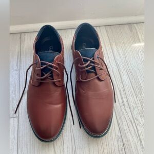 Gatsby Men's Brown Leather Oxfords Size 8
